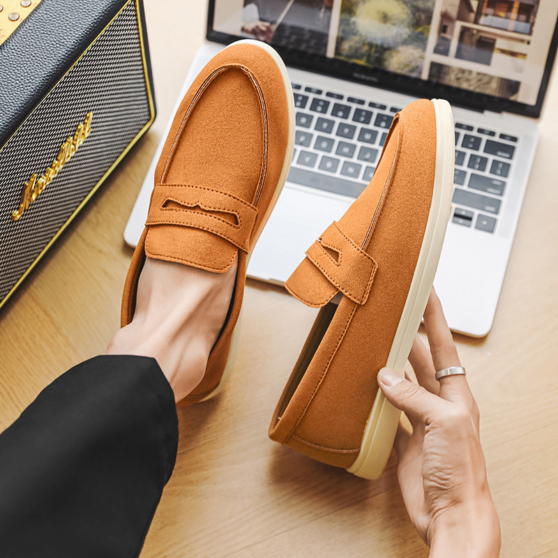 Mens Suede Slip-On Casual Shoes