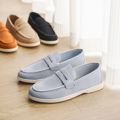 Mens Suede Slip-On Casual Shoes