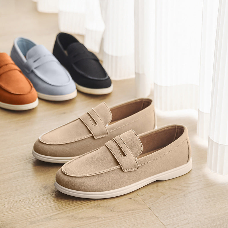 Mens Suede Slip-On Casual Shoes