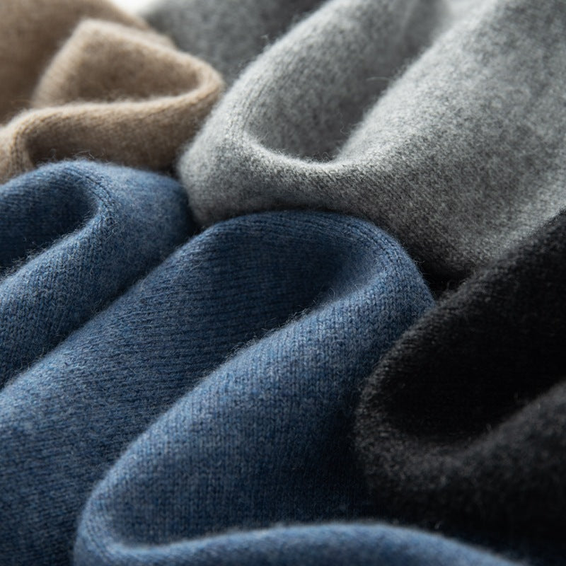 Pull à col roulé 100 % laine