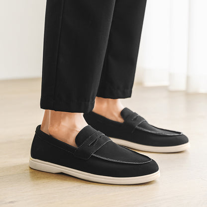 Mens Suede Slip-On Casual Shoes