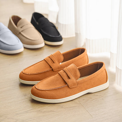 Mens Suede Slip-On Casual Shoes