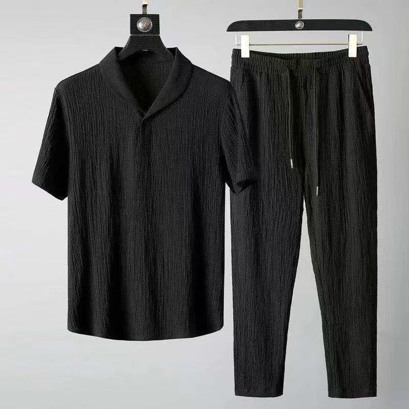 Ensemble 2 pièces homme en matière lin "Resort"