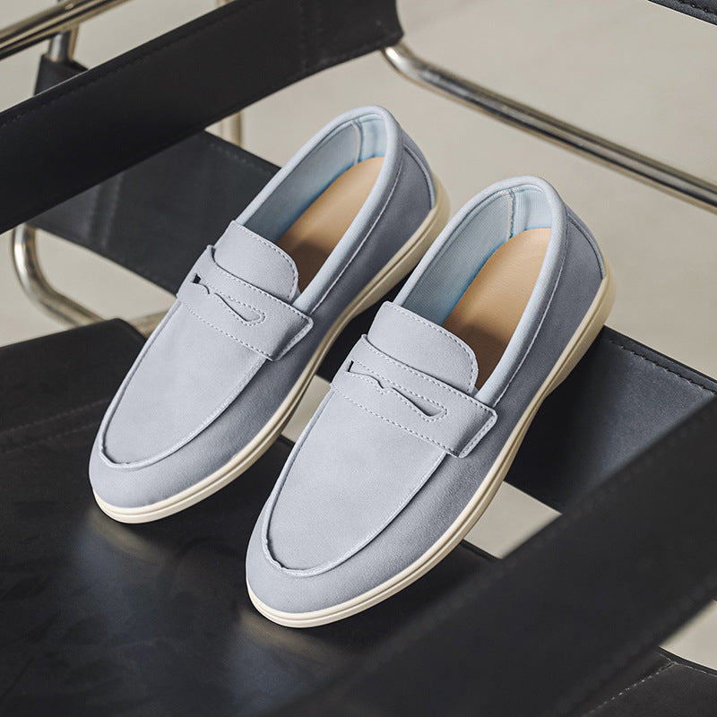 Mens Suede Slip-On Casual Shoes