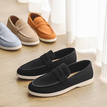 Mens Suede Slip-On Casual Shoes